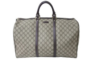 Gucci Boston bag beige GG Supreme canvas